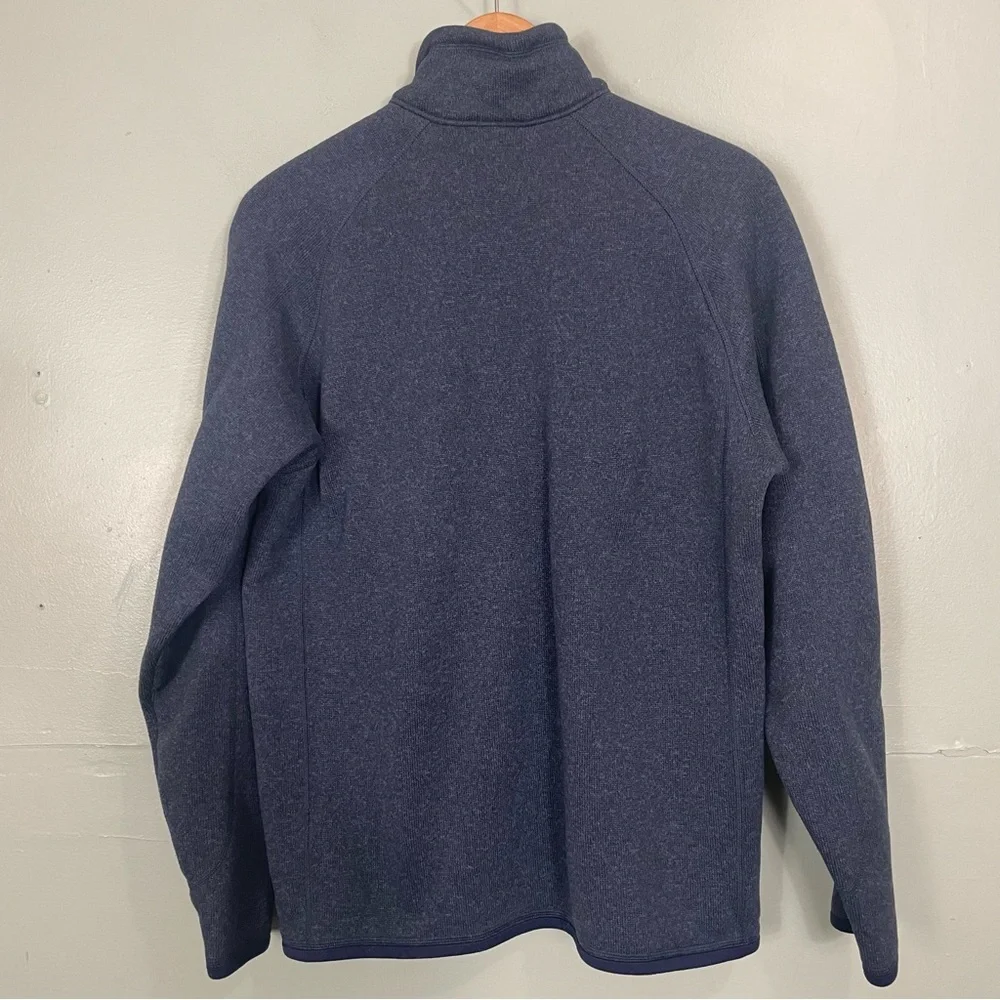 Patagonia Men’s Better Sweater 1/4‎ Half Zip Up Navy Blue Size Large Fleece
